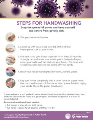 CA LA County handwashing
