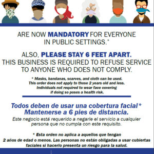 CA Marin County face coverings