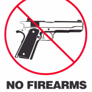 no firearms
