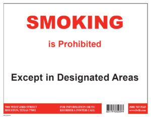 smoking prohibited