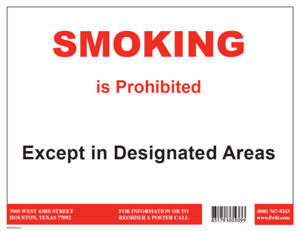 smoking prohibited